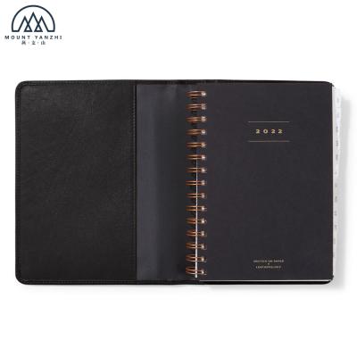 China 2022 Leather Custom Modern Planner Notebook Journal Genuine Leather Cover for sale