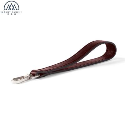 China Hot Selling Luxury Genuine Leather Strap Custom Ladies Leather Purse Bracelet Strap for sale