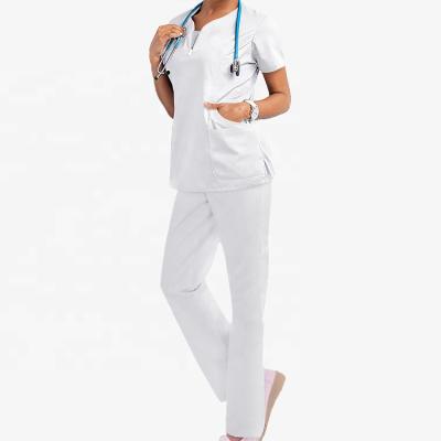 China Breathable Quality Cotton Spandex Scrubs Uniform Scrub Sets Spandex for sale