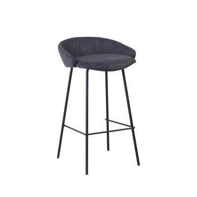 China Modern home furniture PU bar stool 360 degree rotation leather rmetal chairs high for high bar counter for sale