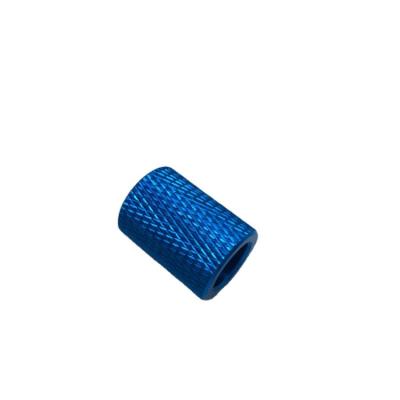 China Wholesale High Quality Aluminum Treatmentaluminum Anodizing Surface Round Inch Blue Aluminum Nut for sale