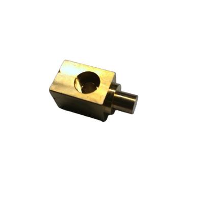 China Brass The Fine Quality Natural Surface Treatment Square Brass Electrical Switch Parts for sale