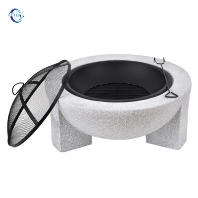 China Outdoor Magnesium Oxide Stored Around Firepits MgO Wood Burning Garden Fire Ft. for sale