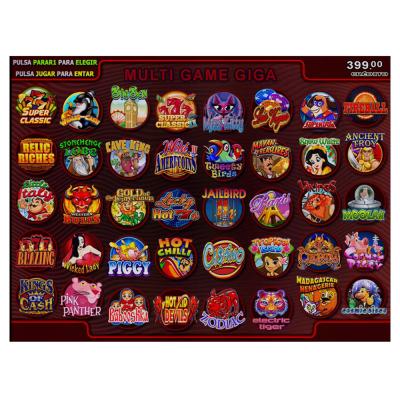 China Slot Game Board Casino Game Board 40 in 1 Gambling Game Board Jackpot Game Machine Red Board for sale