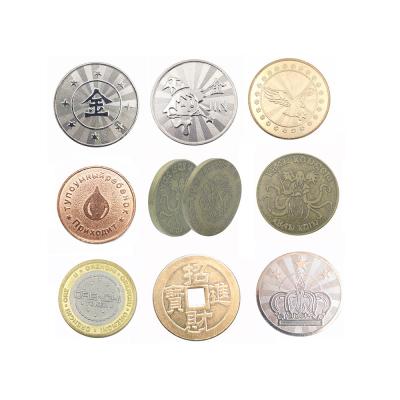 China Customized wholesale custom metal game token game machine arcade token coins for game machine for sale