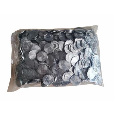 China Wholesale Custom Cheap Token Metal Game Machine Arcade Token Coin Metal Game Machine Coin With Hole for sale