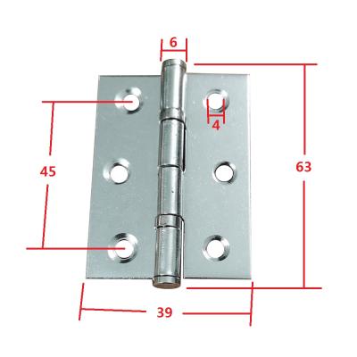 China Modern 1 Pair 2 Pcs 2.5 Inch Stainless Steel Cabinet Doors Windows Flat Hinge Hinge for sale