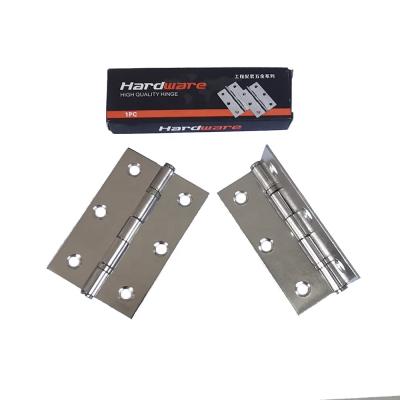 China 1 Pair Modern 2 PCs 3 Inch Door Connector Window Cabinet Hinge Hardware Durable Stainless Steel Hinges for sale