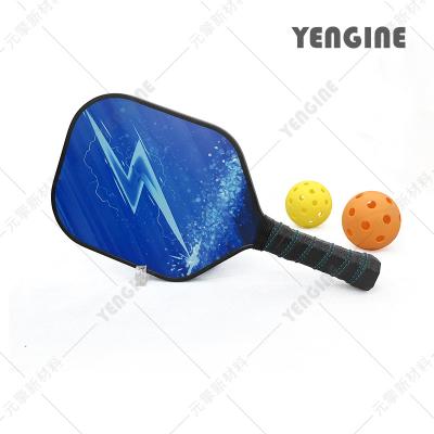 China Yengine fiberglass paddle pickleball racquet wholesale biginner honeycomb core light weight 13mm pickleball racket 