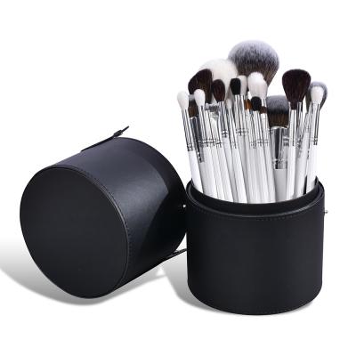 China High End BUEART Brush BUEART White Custom Logo Makeup Brush 15pcs 26pcs Make Up Brush With Holder Natural Hair Makeup Brush for sale