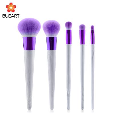 China Angular Blush Synthetic Hair Makeup Set Brush Private Label 5pcs Make Up Brushes Wholesale Makeup Brush for sale