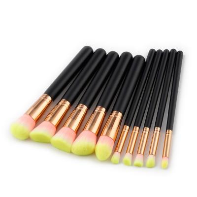 China Hot Sales Flat Brush Your Own Brand Makeup Brush Professional De Brochas Maquillaje Makeup Set Brush for sale