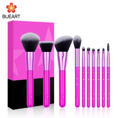 China Angular Blush Factory Wholesale 10 Makeup Brush Base Magic Star Makeup Brushes for sale