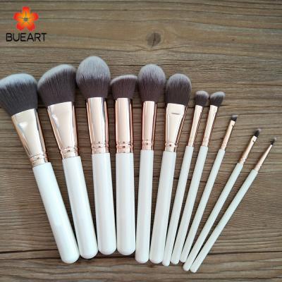 China 2019 flat brush professional 11 pieces of makeup brush high quality wholesale private logo makeup for sale