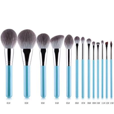 China Angular Blush 2019 High Quality Makeup Brush Professional Makeup Brush Women Makeup Brush Blue for sale