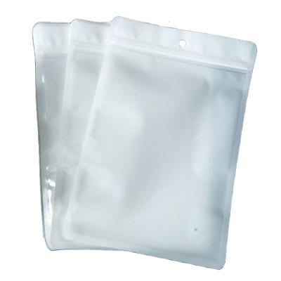 China Pla Disposable Biodegradable Eco Friendly Zipper Resealable Clothes Packaging Frosted Plastic Ziplock Bag for sale