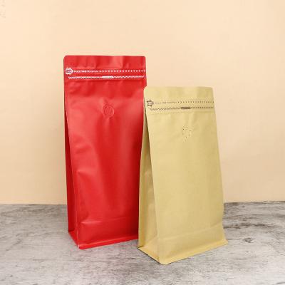 China 80g 100g 250g 500g 1kg BIODEGRADABLE Plastic Food Wrapping Paper Bags For Cashew Nut Zipper Craft Paper Pouches for sale