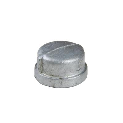 China Oil Manufacturing Malleable Iron RoundCap With BS Thread Use For Water And Gas Made In China for sale