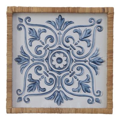 China American Factory Directly China Rattan/MDF/Style Cheap Portable Stamping Parts Home Wall Art Decoration for sale