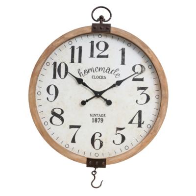 China Antique Style 2021 Most Popular Hot Selling High Quality Custom Made Smart Hanging Clocks For Wall for sale