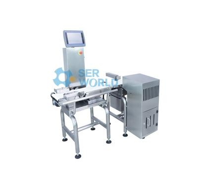 China Easy Operation Touch Screen All In One Food Production Combination Metal Detector And Check Weigher With Injection For Food Industry for sale