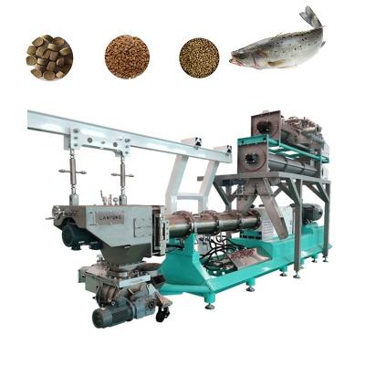 China Make animal feed 5 ton and 10 ton per hour floating fish feed machine for floating line fish feed machine for sale