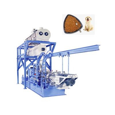 China Make Line Fish Feed Descent Production Animal Feed Pet Food Production Line Automatic Fish Feed Pellet Machine for sale