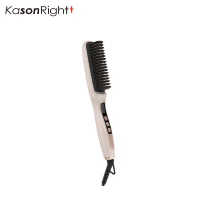 China 2022 Hotel Private Label 32W Portable Anti Scald Ionic Design Men Women Professional Hair Straightener Comb for sale