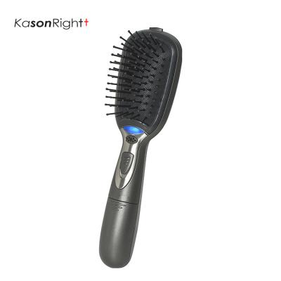 China Dropshipping Styler Battery Operated Professional Comb Straightener Ionic Hair Brush Customized Logo Power for sale