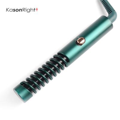 China Ceramic Coating Factory Supply Multi Function ROHS Deep Weave Hair Women Customized Round Curling Iron 25W for sale