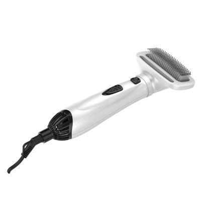 China Wholesale 300W Sustainable DC Motor Electric Portable 2 Temperature Pet Hair Dryer Brush for sale