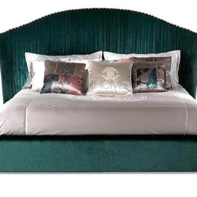 China Other Camas Luxury Modern Furniture King Size Bed Bedroom New Product New Product Design Fabric Bed Set Royal Bed for sale