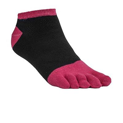 China AJ1884 Funny Women's Pink Five Toe Cotton Ankle Socks Custom Made Wholesale High Quality Anti-slip for sale