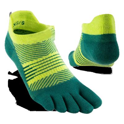 China Fashion Green Men's Neon Sport Mini Crew Five Fingers Toe AJ22005 QUICK DRY best bangs for sale