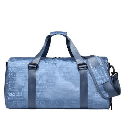 China Oxford Designer Custom Traveling Duffle Bag Fleece Gym Sports Luggage Travel Bags for sale