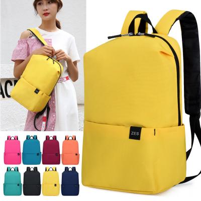 China With LOGO Colorful Printing Men's USB Millet Shoulder Bag Women's Student School Bag Lightweight Backpacks for sale