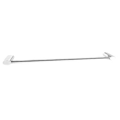 China Modern Bathroom Accessory Zinc Alloy Factory Price Simple Towel Rack Bathroom Fitting Passionate Luxury Towel Rod Chrome Towel Rail for sale