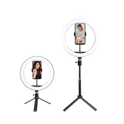 China PORTABLE Ripoint Selfie Live Stream Makeup Youtube Video Ring Light Filling Led Ring Light with Tripod Stand for sale