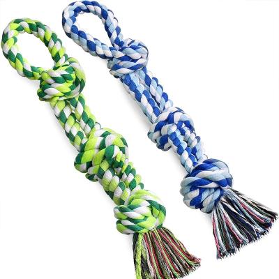 China Almost Indestructible Dog Rope Stocked Dental Cleaning Chew Tug Toys 2 for Medium to Large Breed Aggressive Chewers for sale