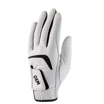 China Eastinear OEM ODM Premium Men's Golf Glove Softess Breathable Genuine Leather Leather Golf Gloves Full Anti Left Grip Easy Light for sale