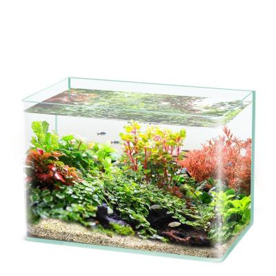 China High Quality Customizable Fish Tank Aquaculture Crystal Ultra White Glass Aquarium for sale