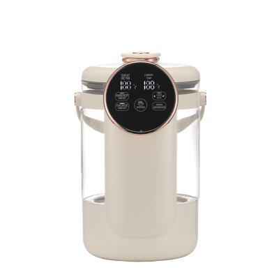 China Keep Warm Smart Glass Kettle Thermal Insulation Integrated Electric Boiling Kettles Electric Thermos Pot for sale