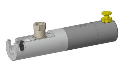 China Aluminum Alloy Bayonet Type Quick Connect Coupling TF550  For Regular Fluid for sale