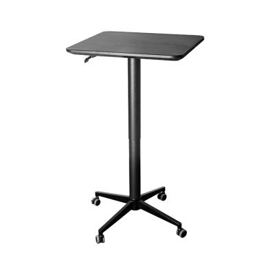 China MDF Height Adjustable (Height) Adjustable Laptop Tables Wooden Desk Sit Rack Up Standing Desk for sale