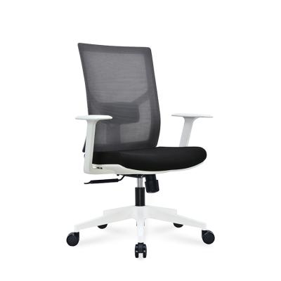 China Wholesale Factory Wholesale Adjustable Task Executive Adjustable Task Manager Mid-Back White (Height) Office Chair ergo for sale