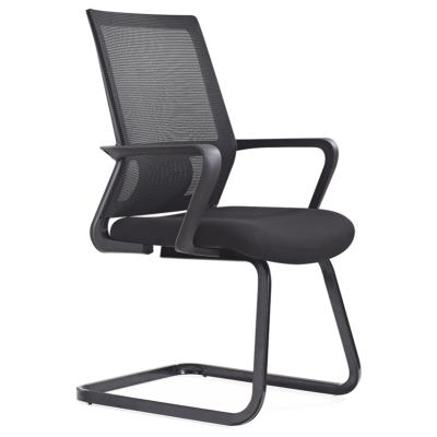 China Heavy Capacity (Height) Semi-back Guest Visitor U Base Adjustable Conference Mesh Cheap Office Chairs for sale