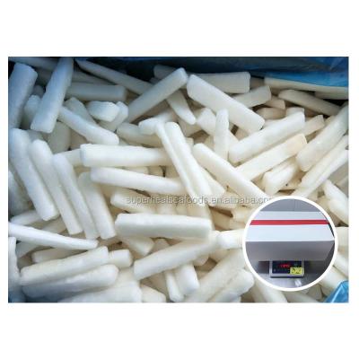 China 2021 New Products Nutritious Seafood Exporter 3-8 Cm Frozen Squid Strips for sale