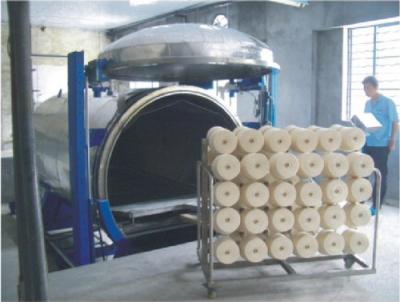 China Constant Speed Vacuum Steaming Textile Spinning Machinery For Nylon Yarn for sale