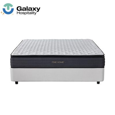 China Luxury Hotel Bed Mattress Pocket Spring Pillow Top Guangdong Foldable Mattress for sale