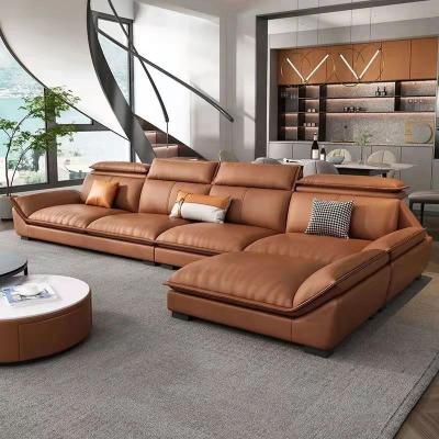 China Convertible L Shape Sofa Sofa Combination Design Tech Cloth New 1 Piece Set Luxury Modern Living Room Sofa Furniture Leather 275*85*80cm* for sale